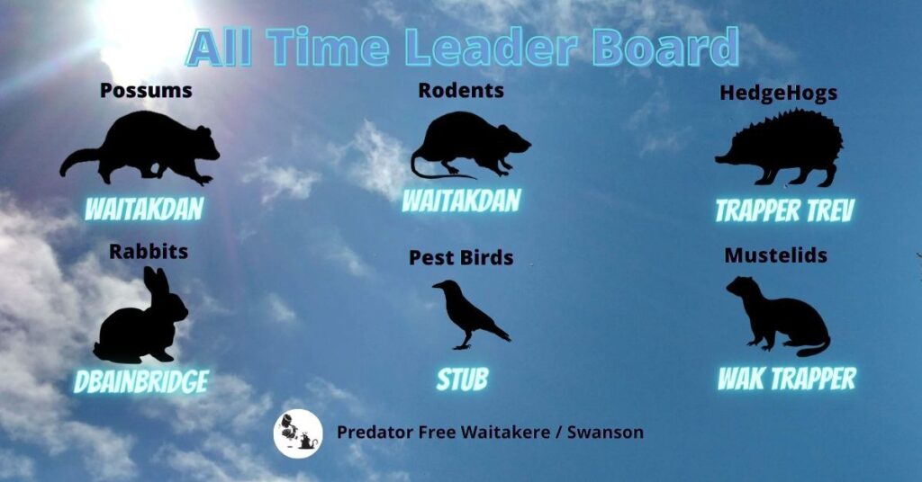 Waitakere / Swanson Leader Board